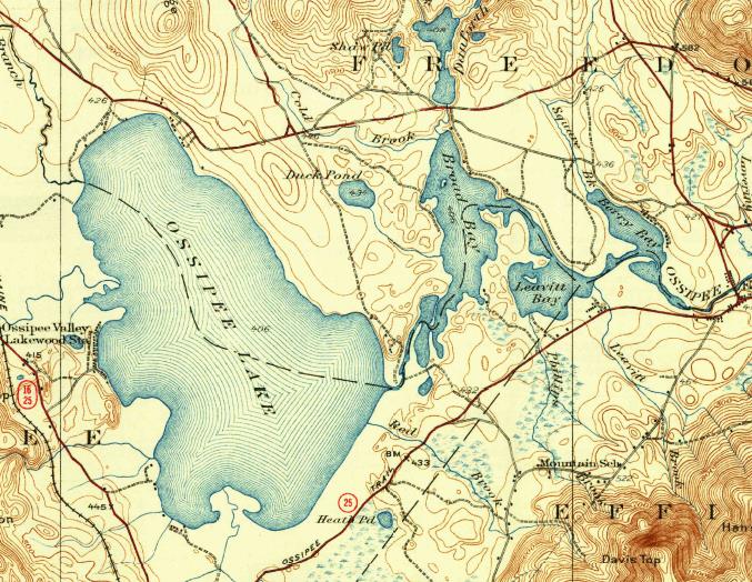 Ossipee Lake Depth Chart